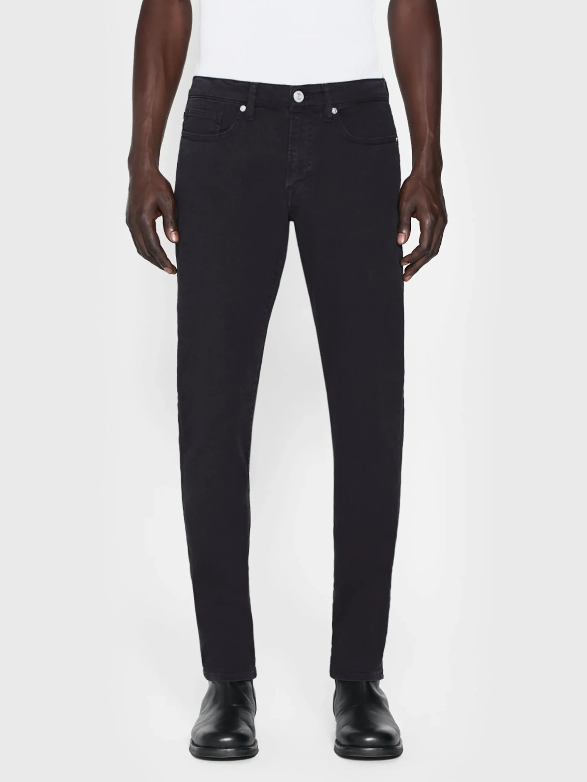 L'Homme Slim Twill in Dark Gray