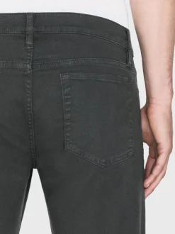 L'Homme Slim Twill in Dark Charcoal