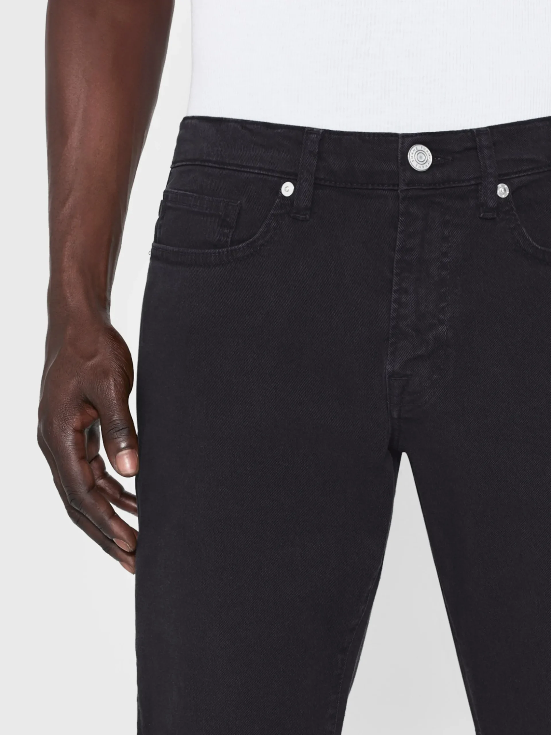 L'Homme Slim Twill in Dark Gray