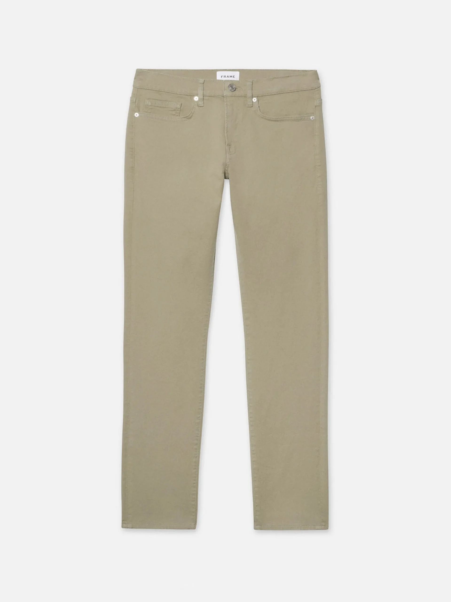 L'Homme Slim Twill in Garage Dry Sage