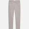 L'Homme Slim Twill in Garage Blue Grey