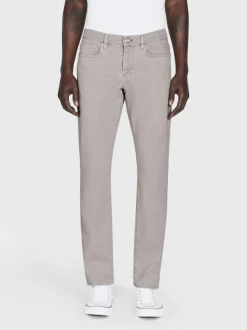 L'Homme Slim Twill in Garage Blue Grey