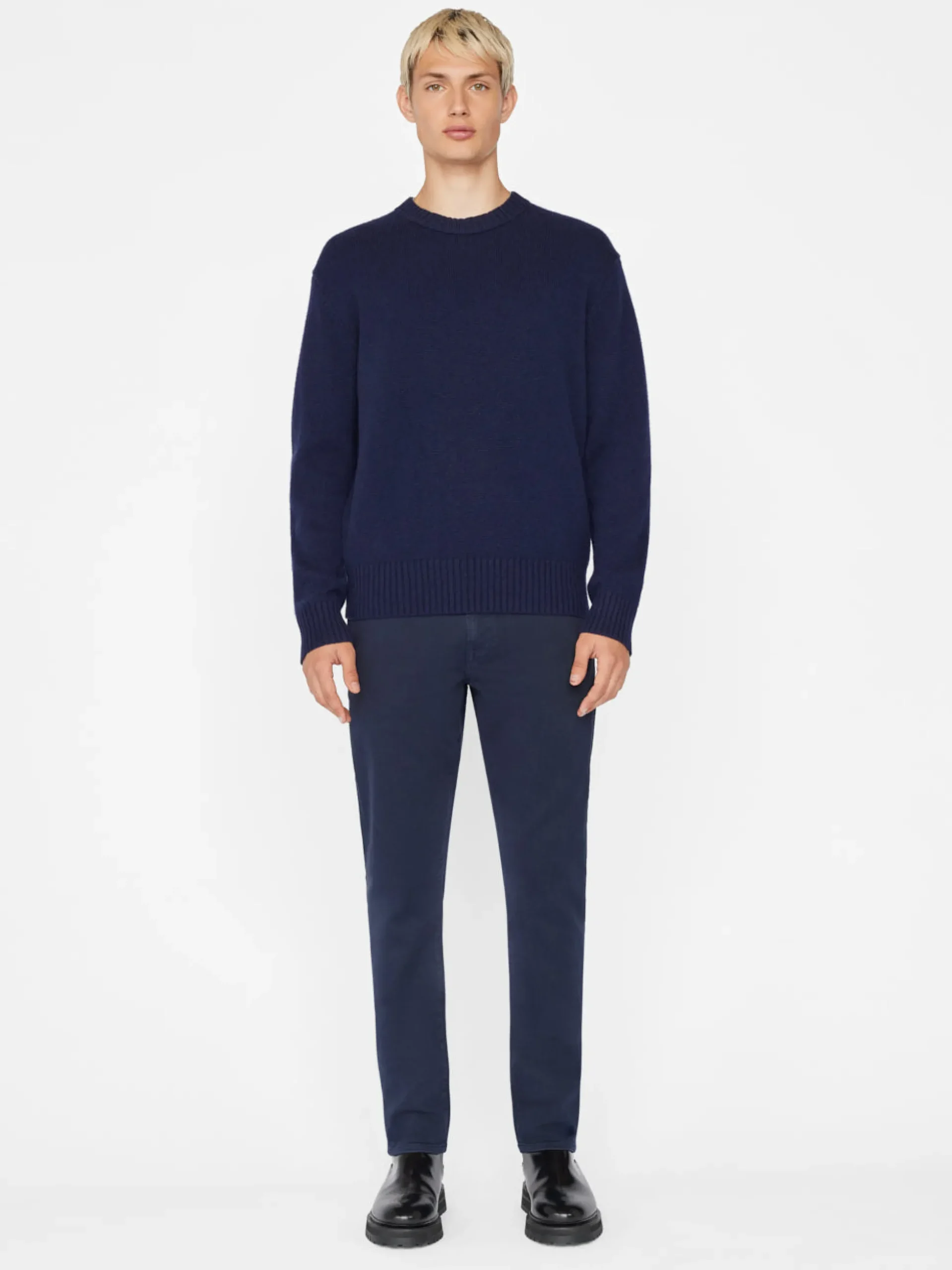 L'Homme Slim Twill in Garage Navy
