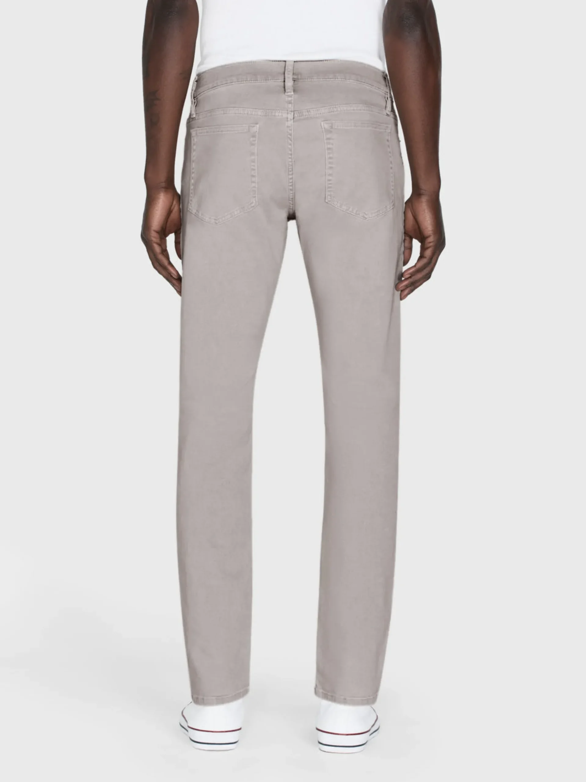 L'Homme Slim Twill in Garage Blue Grey