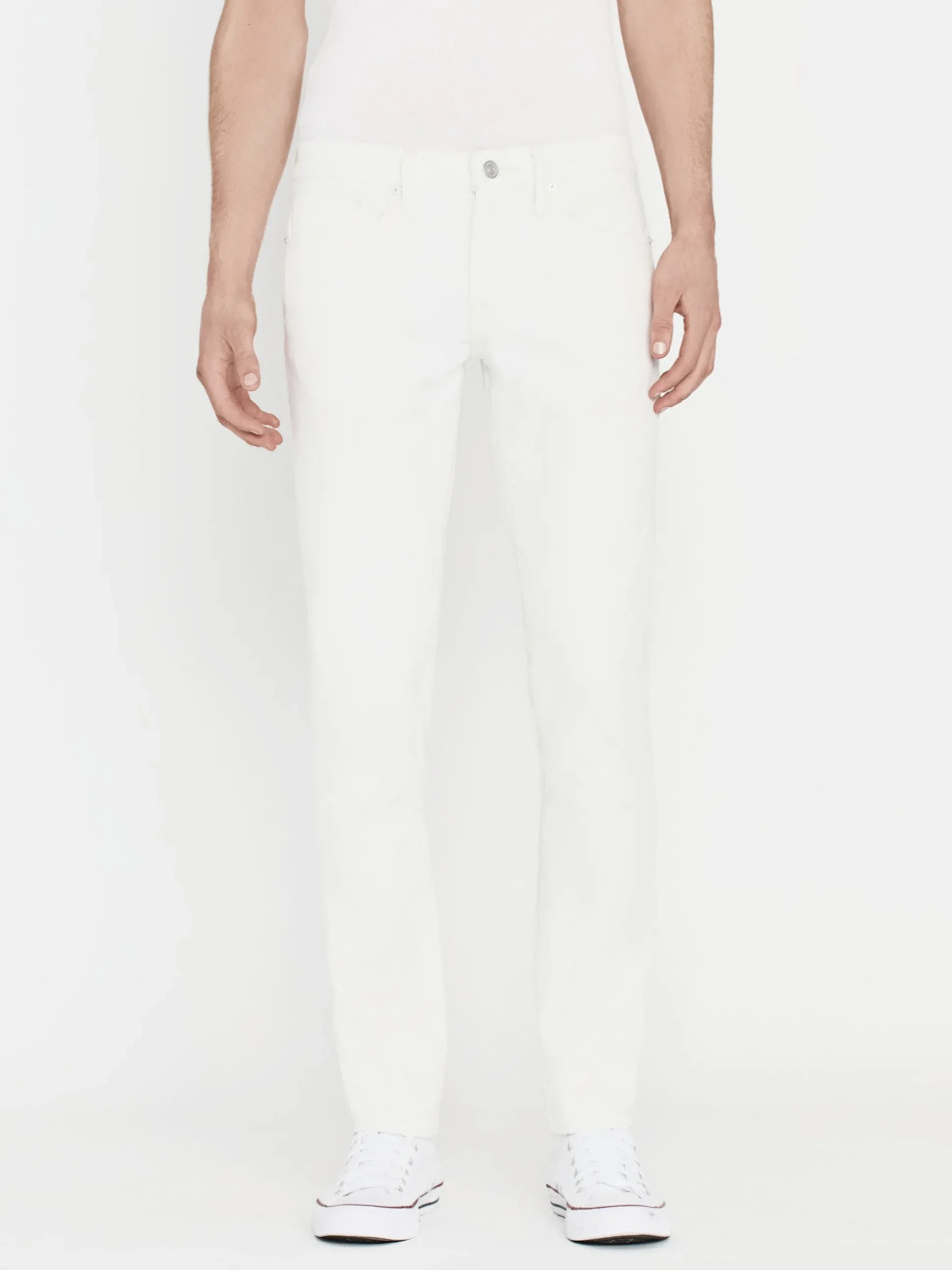 L'Homme Slim Twill in Whisper White