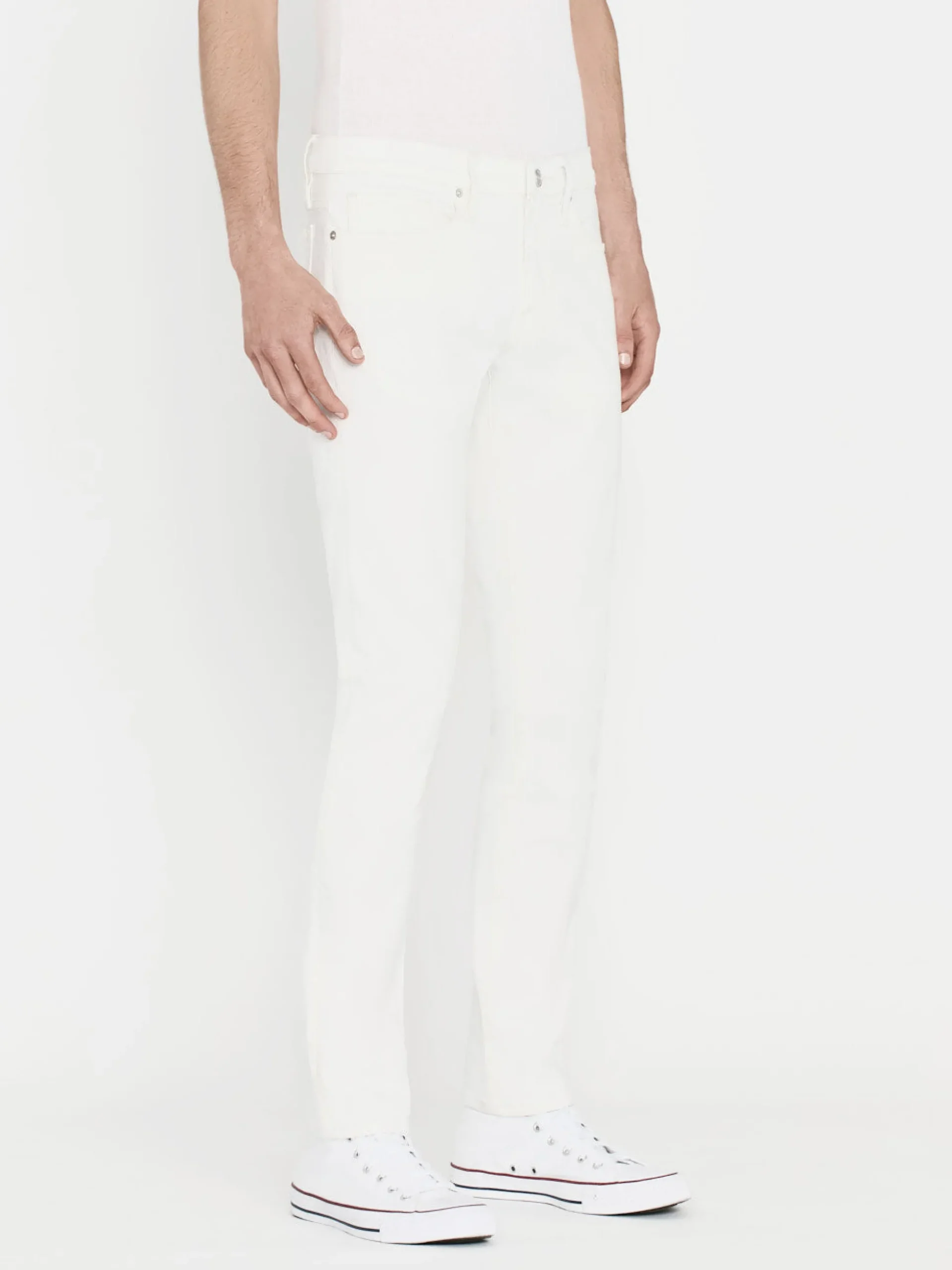 L'Homme Slim Twill in Whisper White