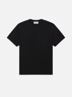 Light Weight Woolen Tee in Black