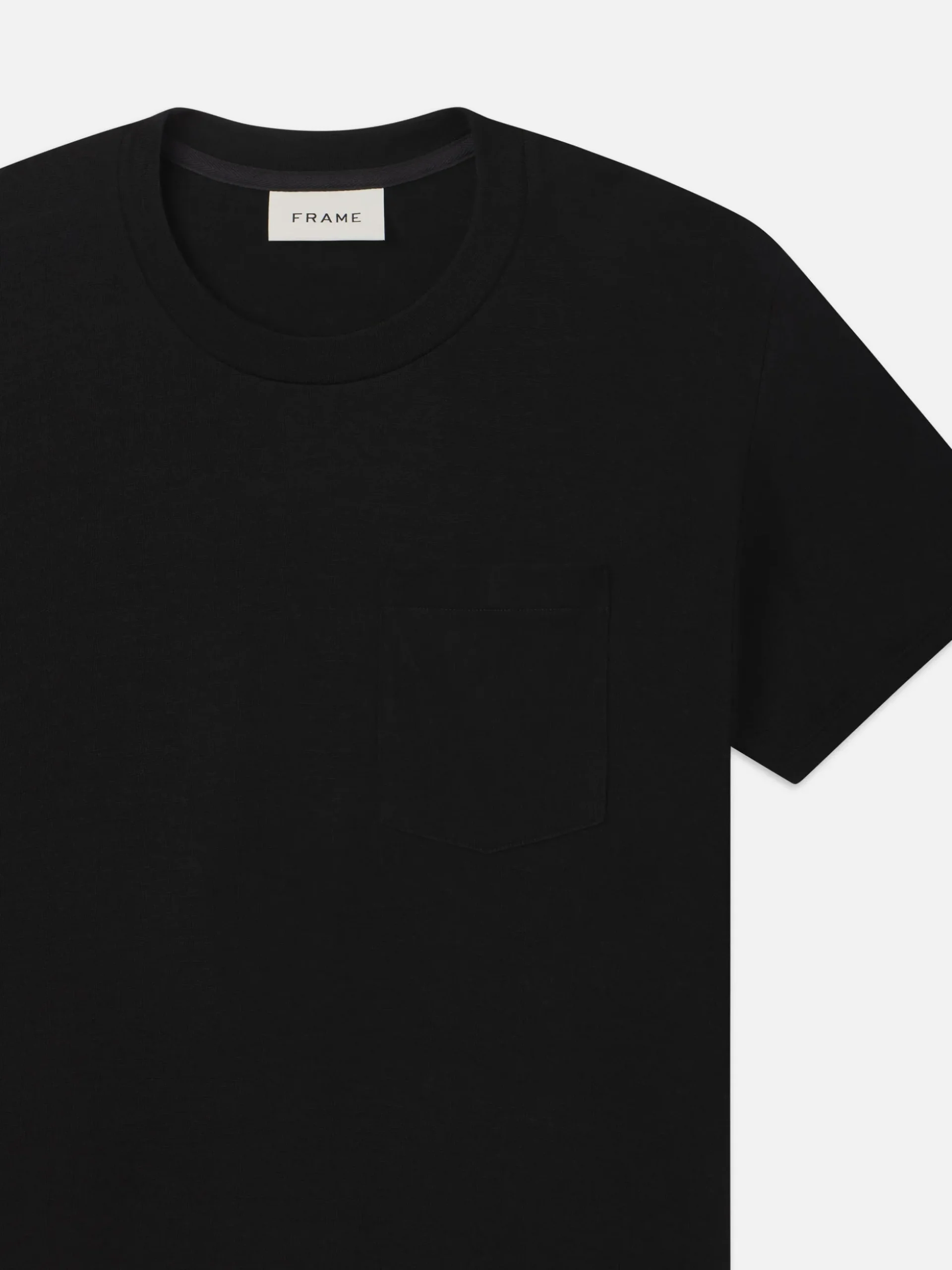 Light Weight Woolen Tee in Black