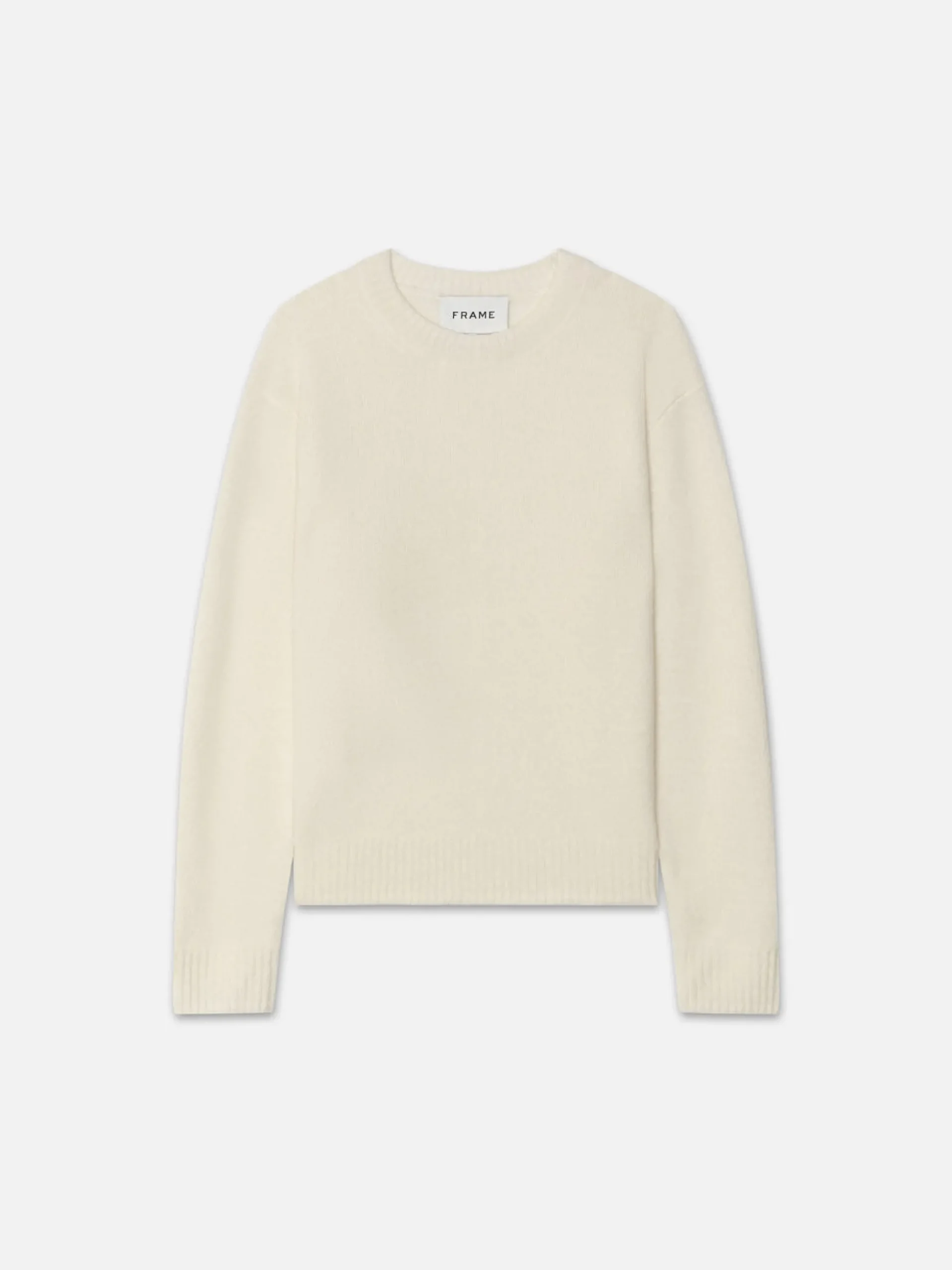 Lightweight Cashmere Silk Sweater in Vanilla