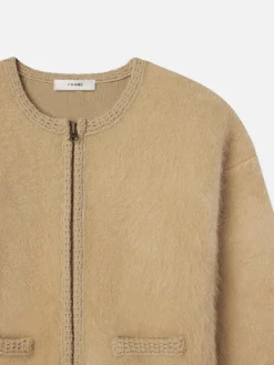 Lofty Crochet Cardi in Wheat