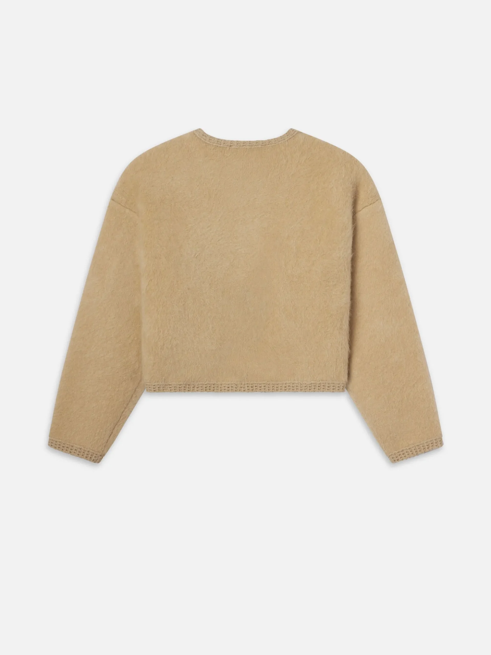 Lofty Crochet Cardi in Wheat