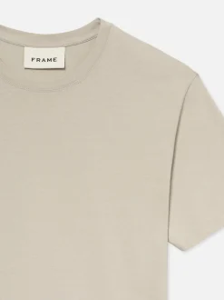 Logo Tee in Mineral Grey