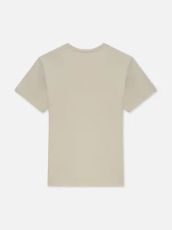 Logo Tee in Mineral Grey