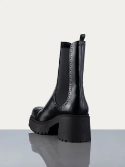 Lumi Lug Boot in Noir