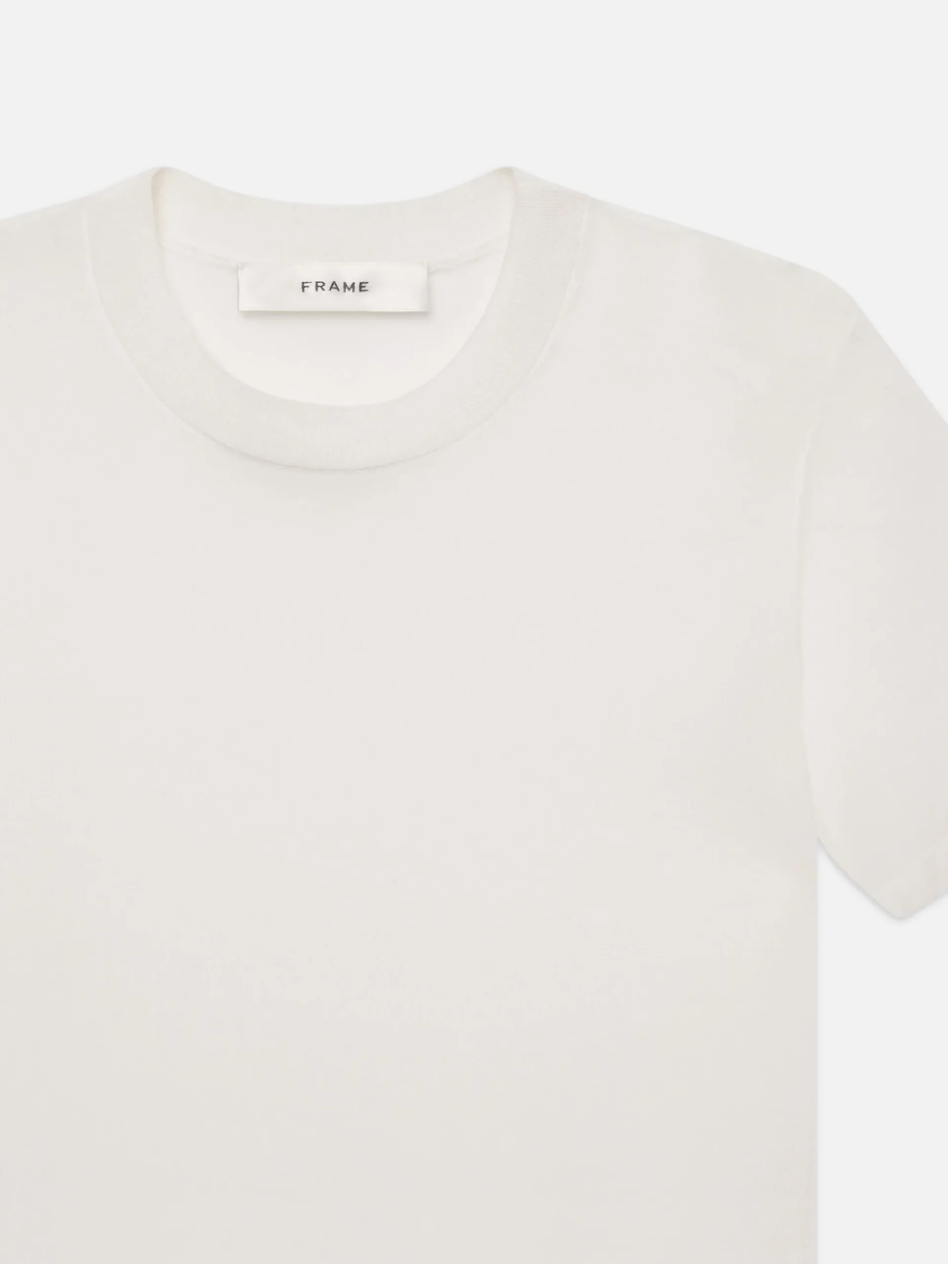 Luxe Baby Tee in White