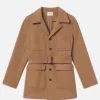 Melton Safari Jacket in Light Camel