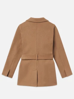 Melton Safari Jacket in Light Camel