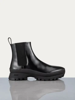 Men's Lug Sole Boot in Noir