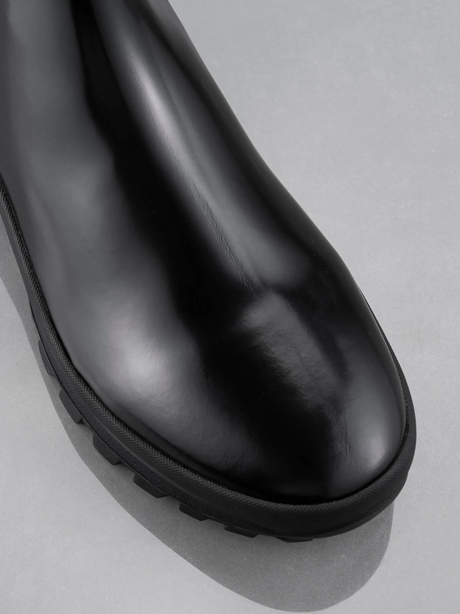Men's Lug Sole Boot in Noir
