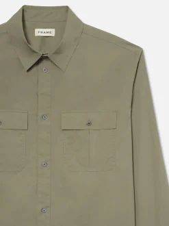 Military Shirt in Dry Sage