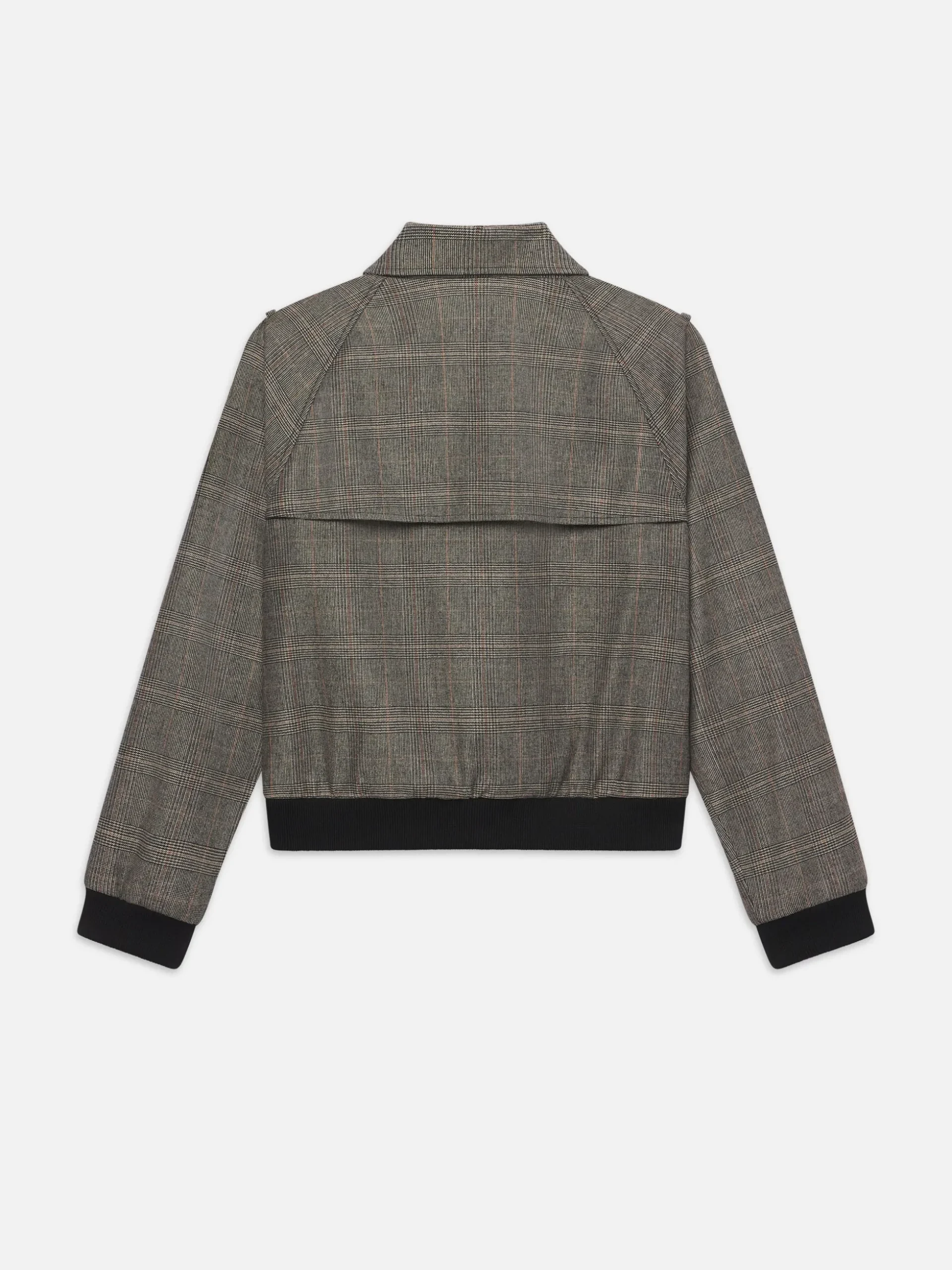 Modern Bomber Jacket in Brown Multi