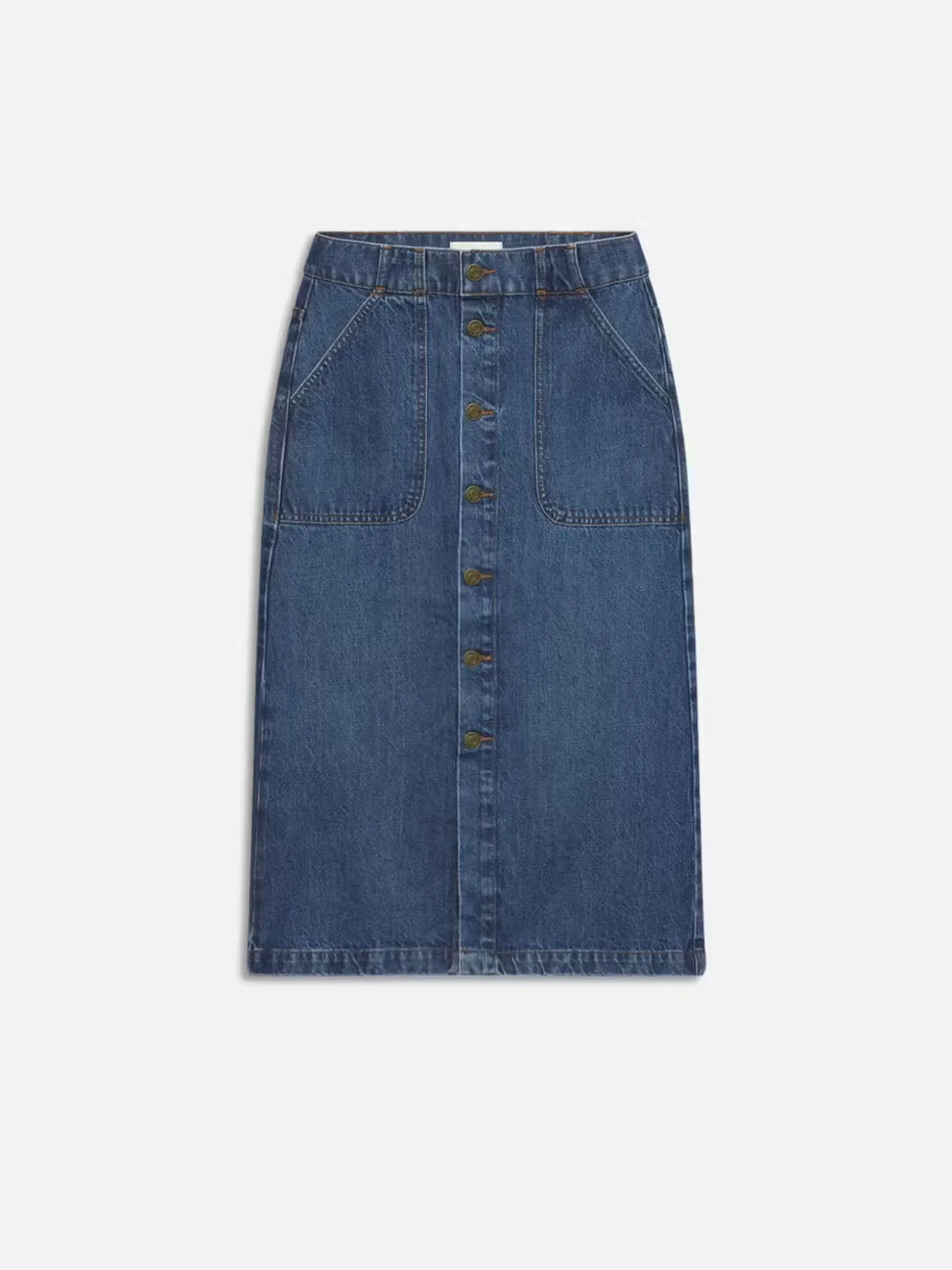 Modern Pocket Midi Skirt in October