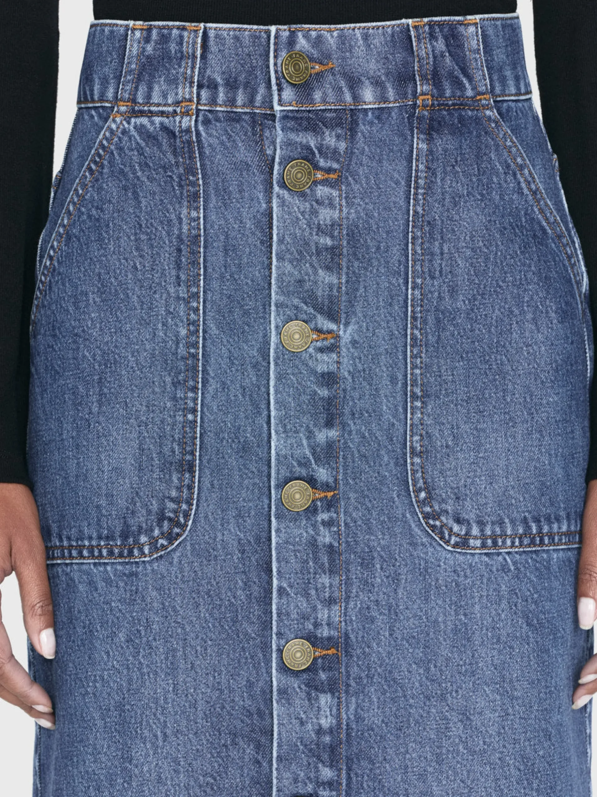 Modern Pocket Midi Skirt in October