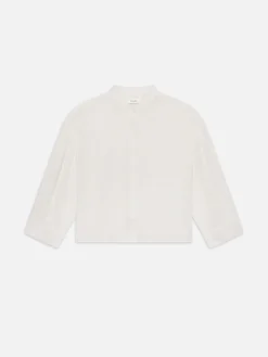 Modern Puff Sleeve Shirt in White