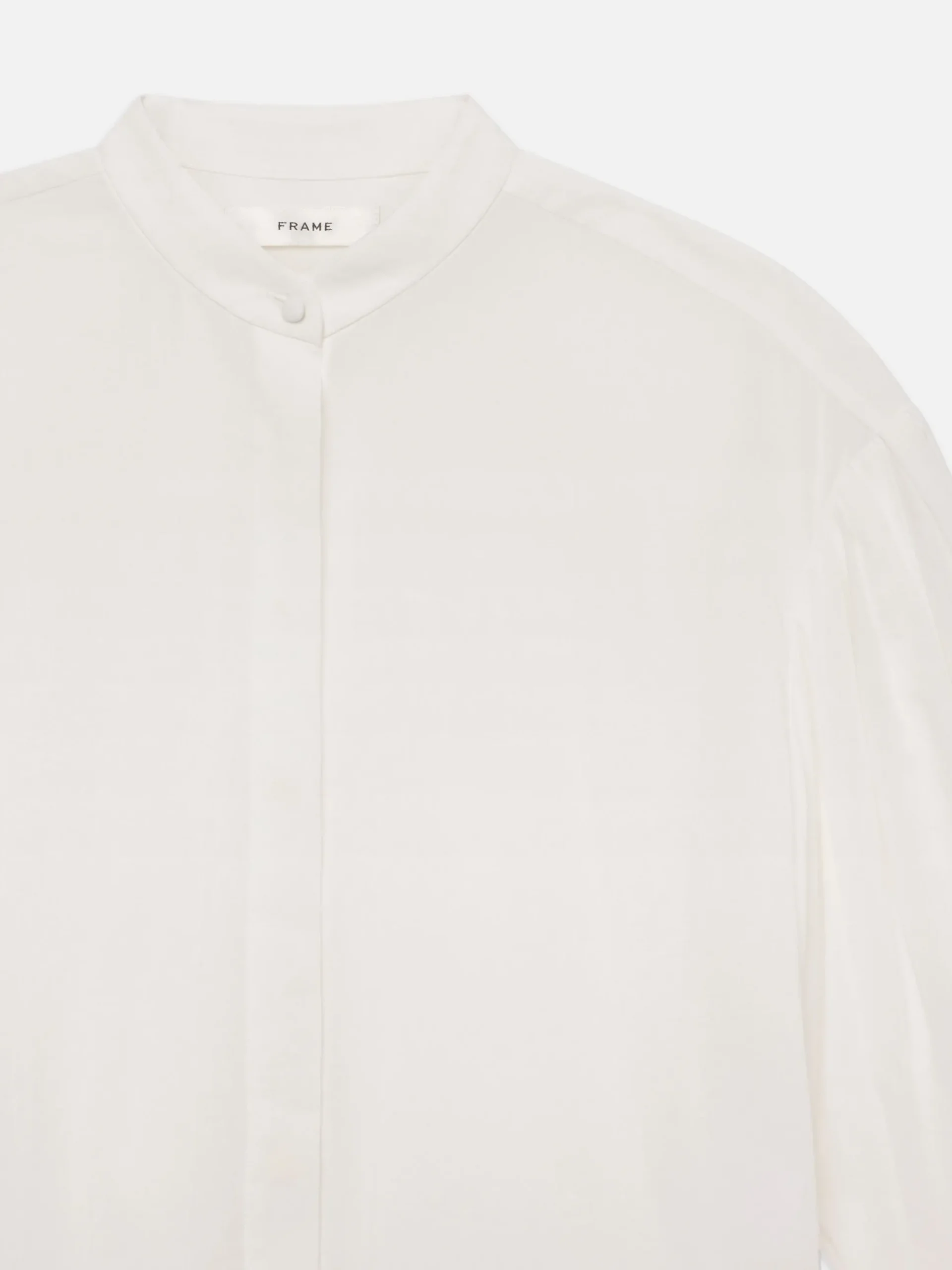 Modern Puff Sleeve Shirt in White