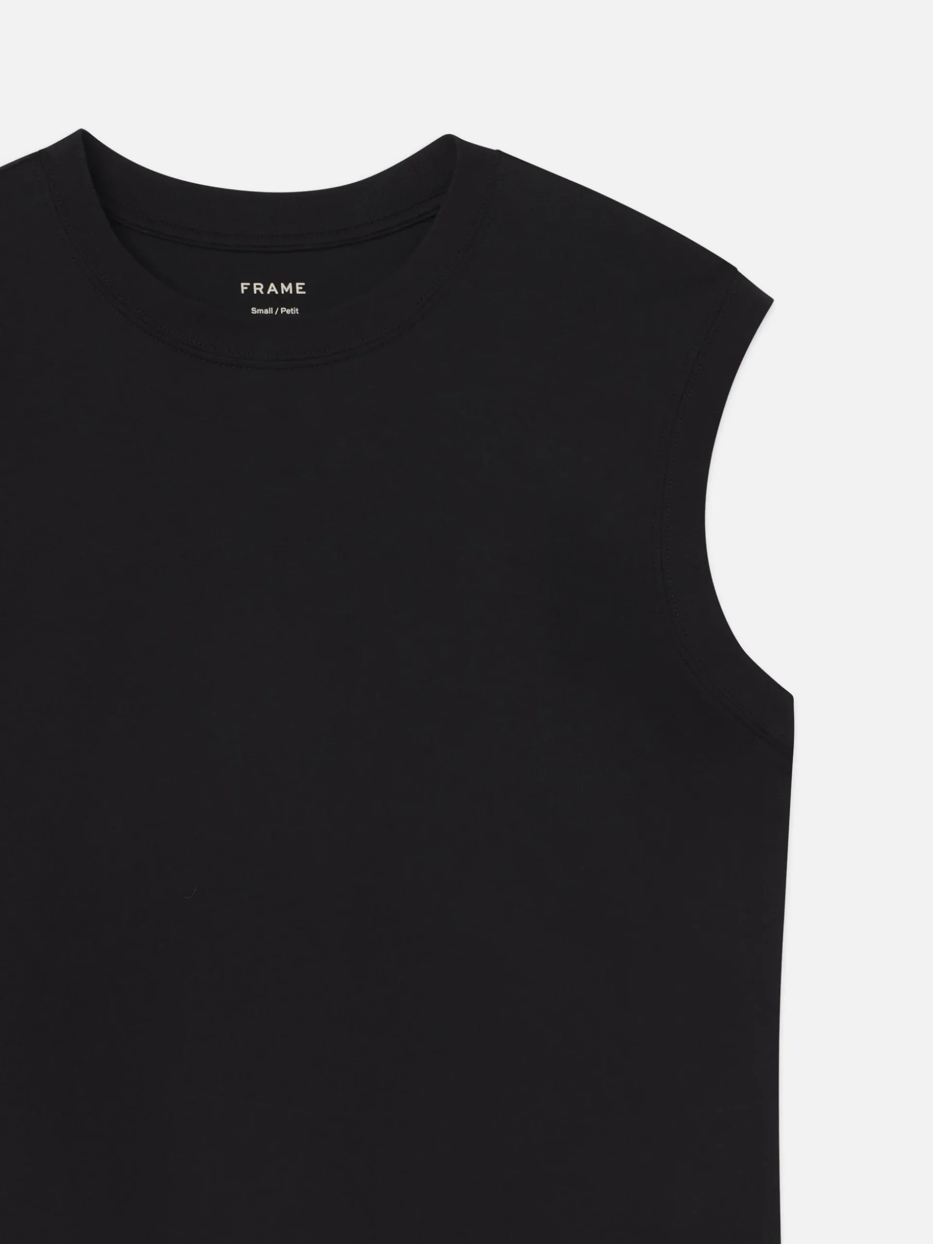 Muscle Crew Tank in Black