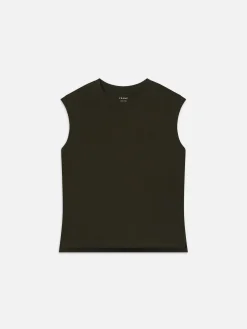 Muscle Crew Tank in Military