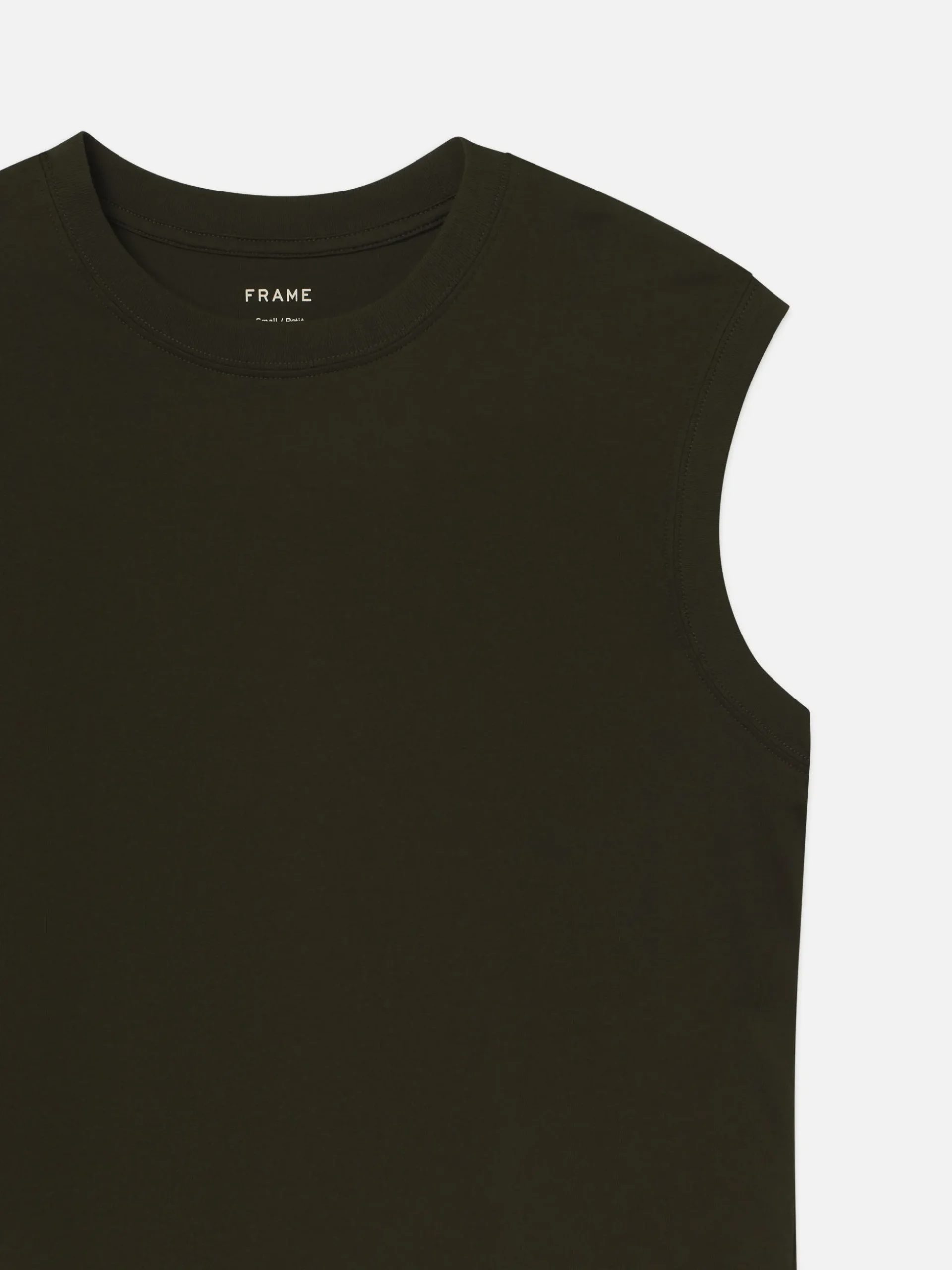 Muscle Crew Tank in Military