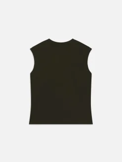 Muscle Crew Tank in Military