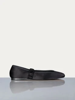 Odin Ballet Flat in Noir