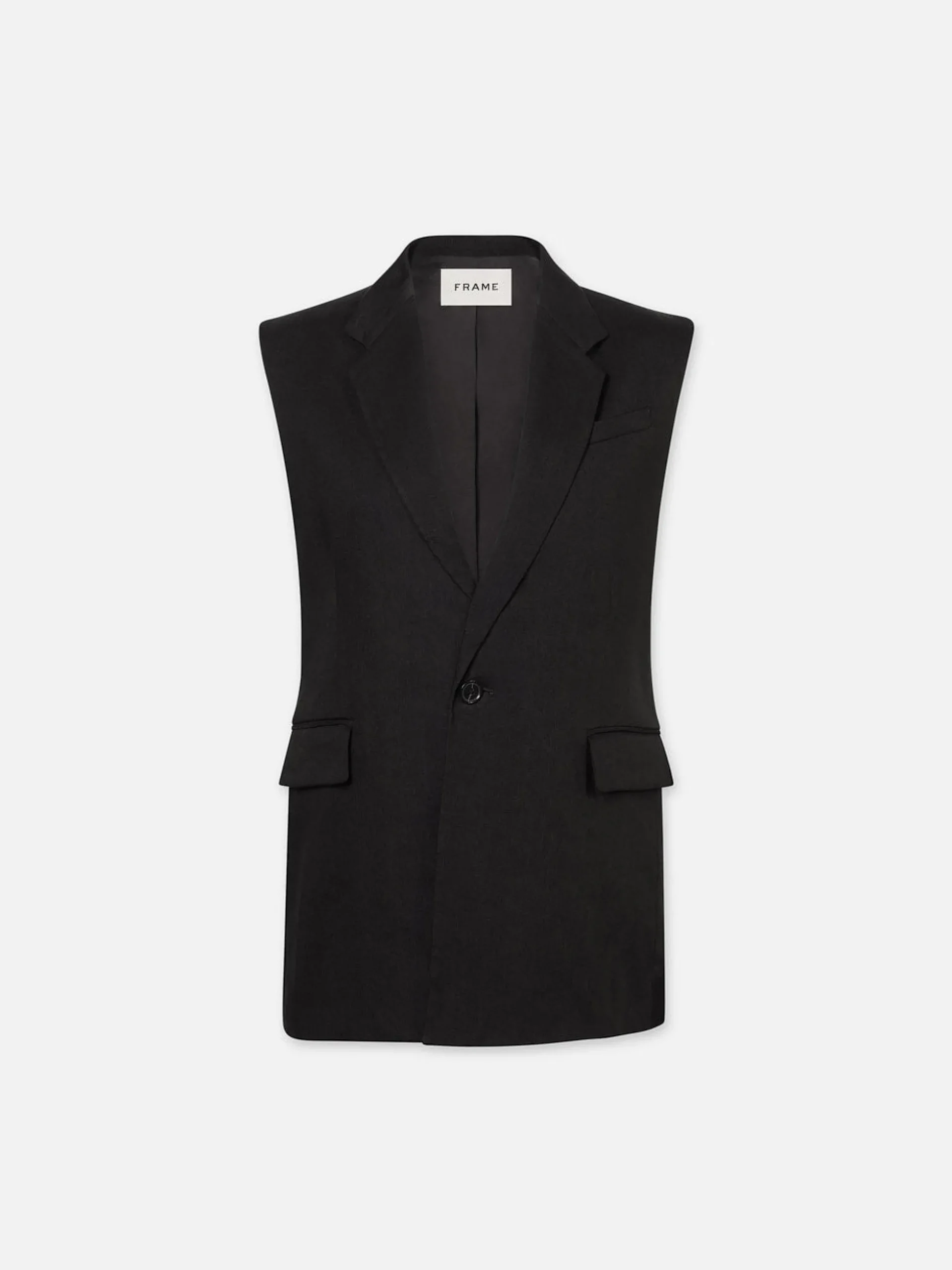 Oversized Vest in Black
