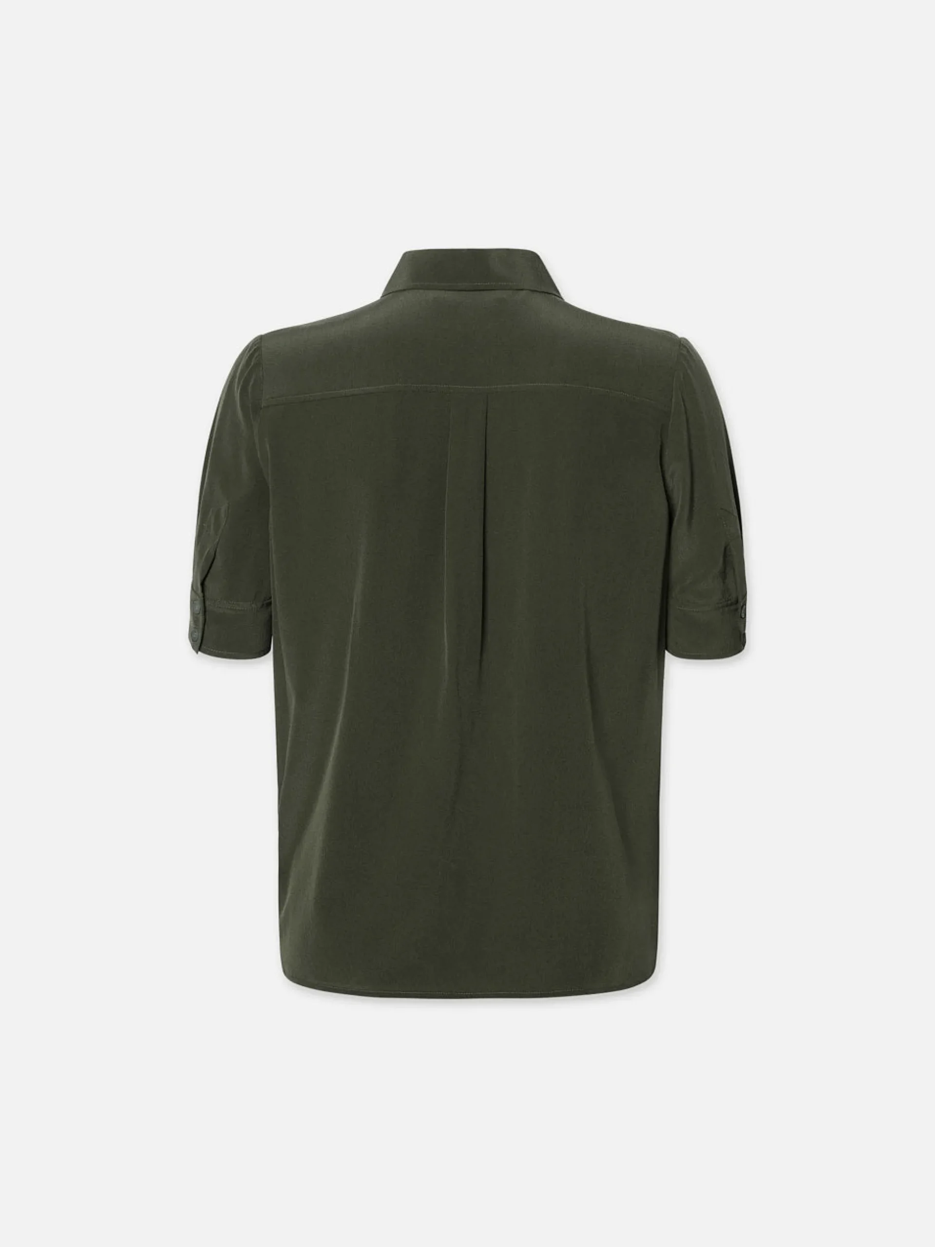 Patch Pocket Button Down in Military