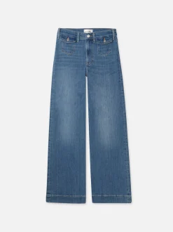 Patch Pocket Slim Palazzo in Doris