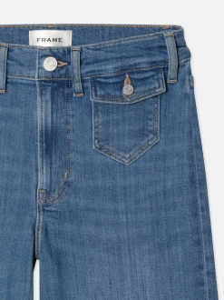 Patch Pocket Slim Palazzo in Doris