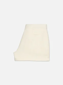 Patch Pocket Trouser Short in Cream