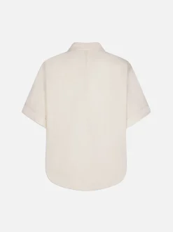 Patch Pocket Utility Shirt in Cream