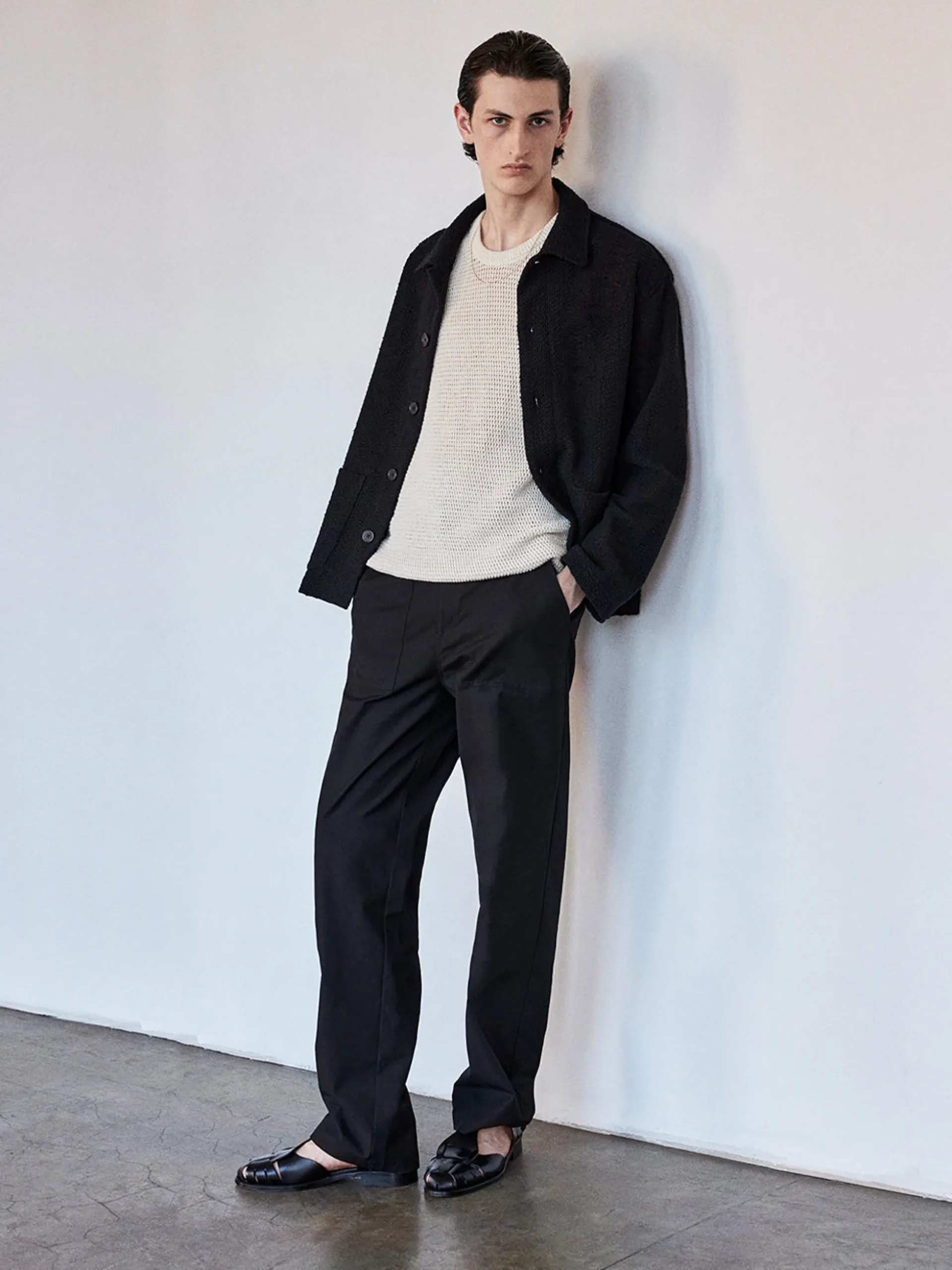 Patch Traveler Pants in Black