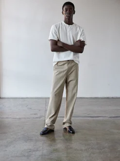 Patch Traveler Pants in Dark Beige