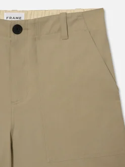 Patch Traveler Short in Dark Beige