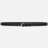Petit Twist Buckle Belt in Noir