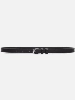 Petit Twist Buckle Belt in Noir
