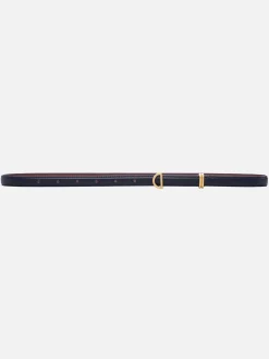 Petite Crescent Belt in Black
