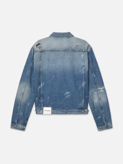 Pleated Jacket in Raywood Rips