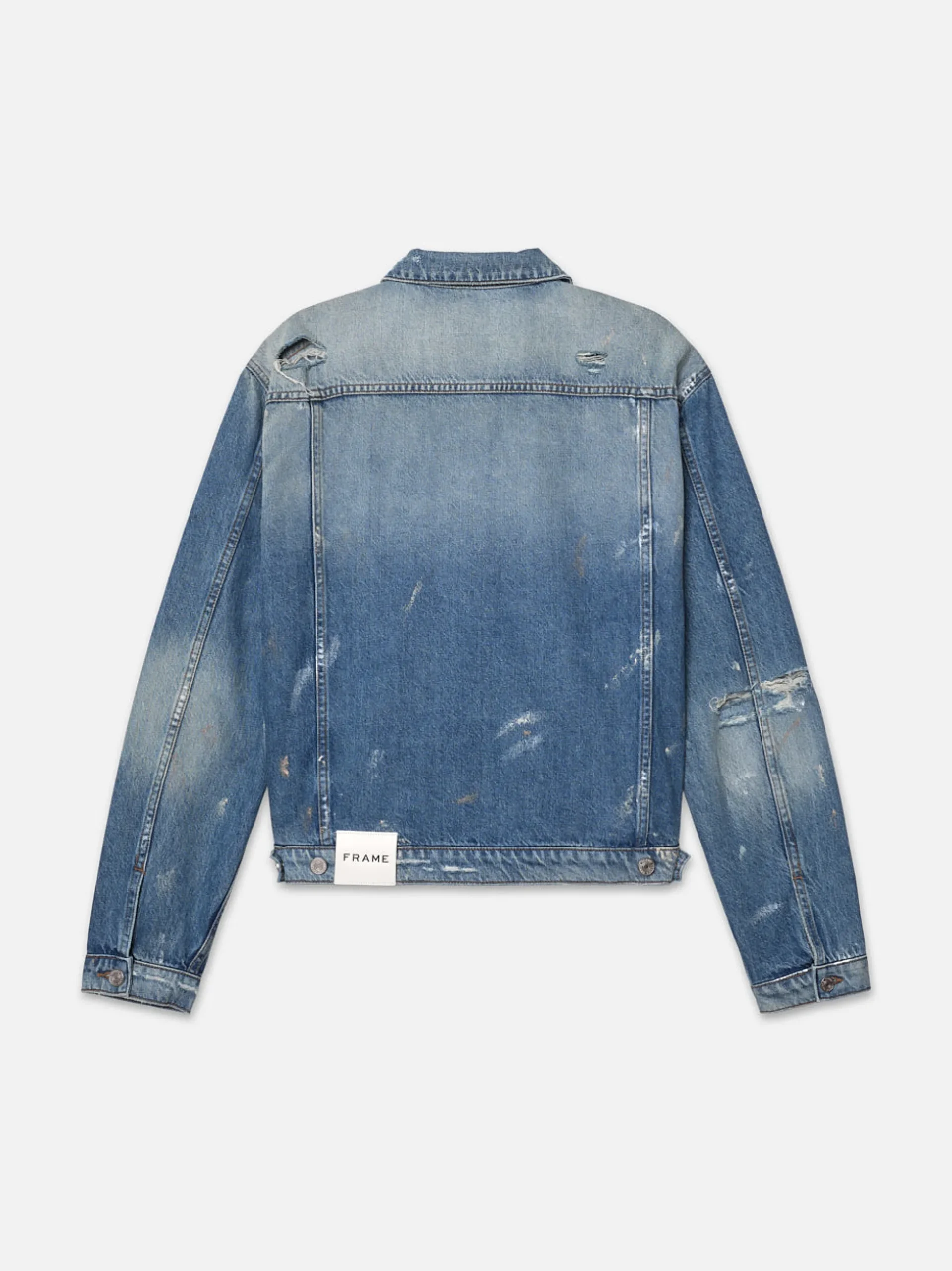 Pleated Jacket in Raywood Rips