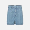 Pleated Wide Cuff Short in Rhythm