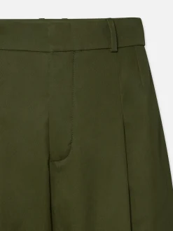 Pleated Wide Leg Pant in Surplus